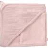 Cape de bain + gant - bambou & gaze pétale - mix & match