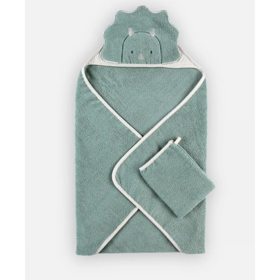 Cape de bain ops vert