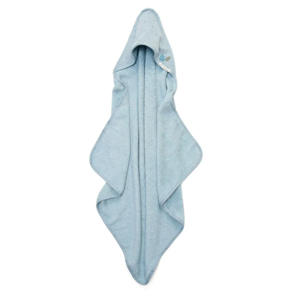 Cape de bain - pure denim blue - 100 x 100 cm