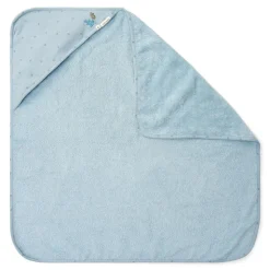 Cape de bain - pure denim blue - 100 x 100 cm