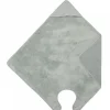 Cape de bain tablier en bambou - vert de gris