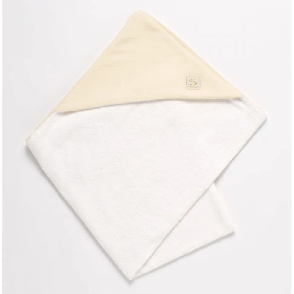Cape de bain uni vanilla