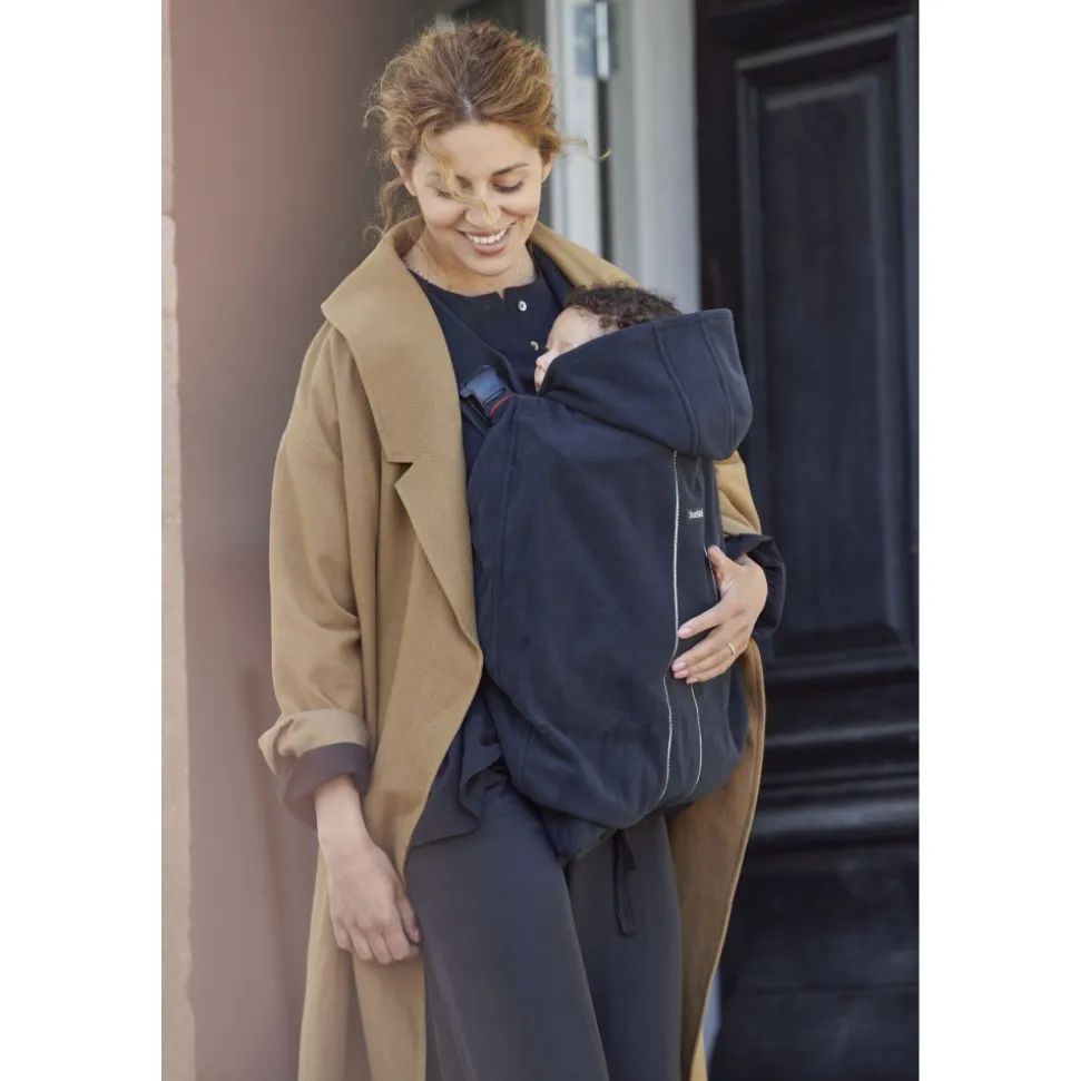 Cape pour porte bébé noir