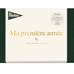 Cartes étapes bébé ma première année collection luxe abc