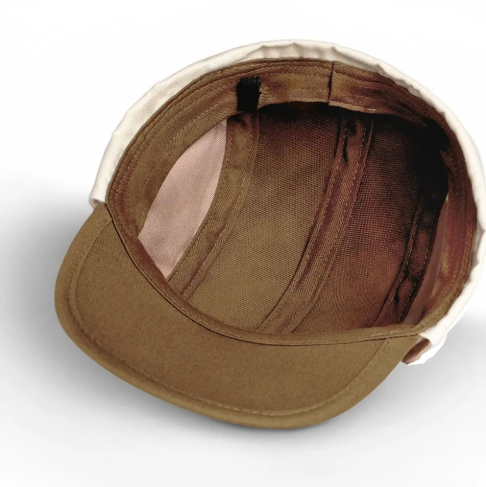 Casquette anti-uv ourson - rose et brun 2/6 ans