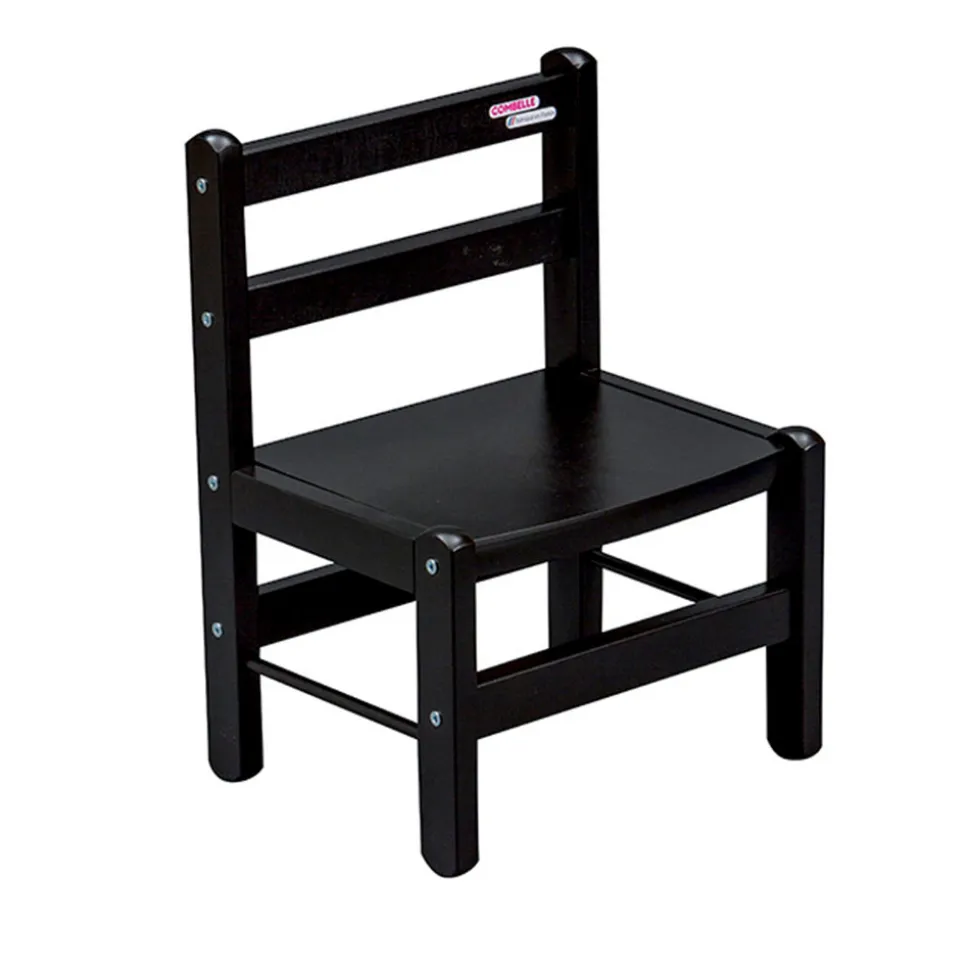 Chaise basse laque noir