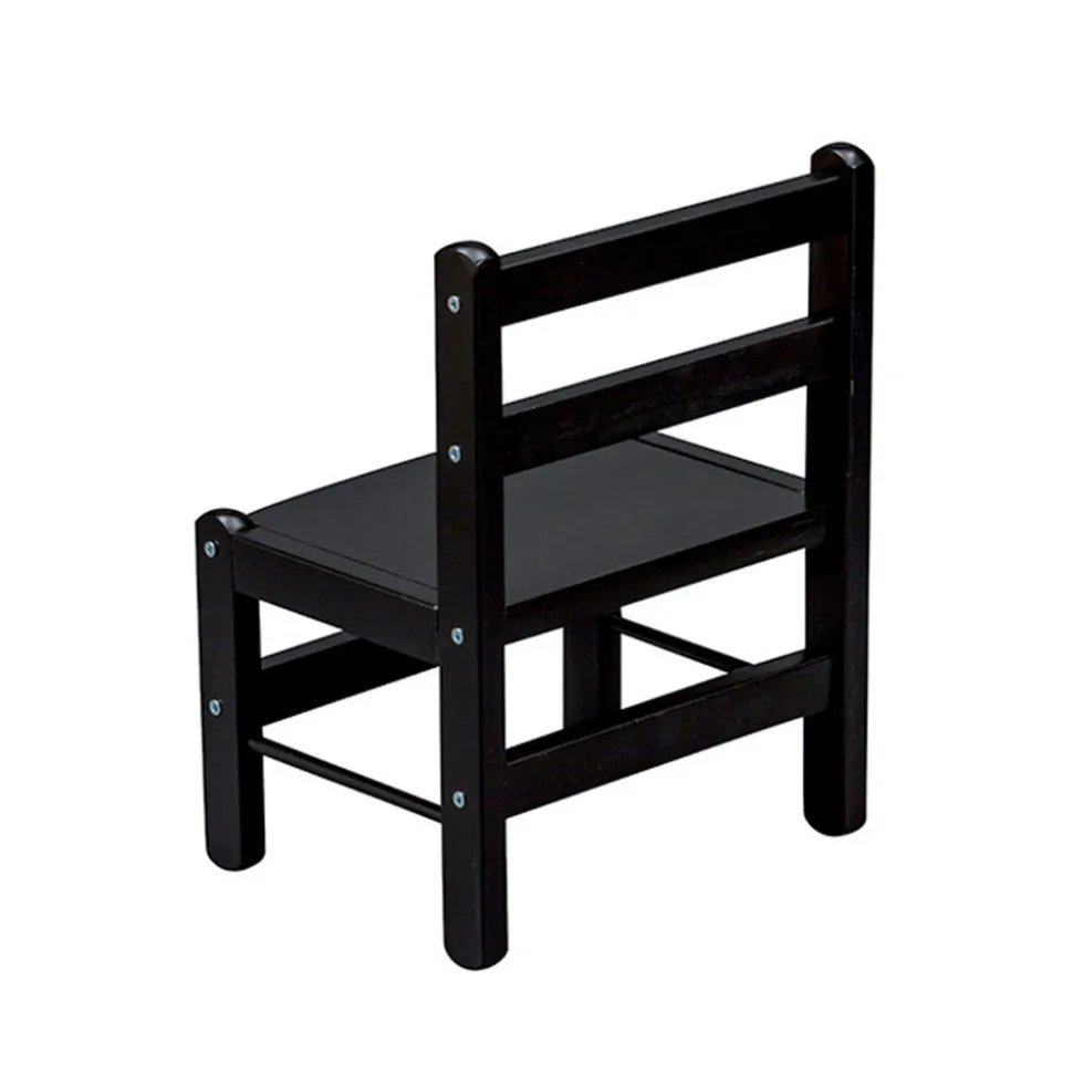 Chaise basse laque noir