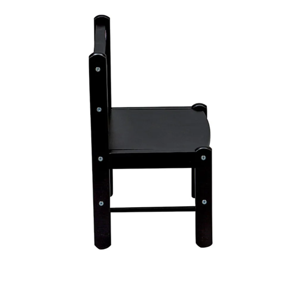 Chaise basse laque noir