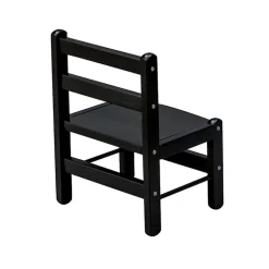 Chaise basse laque noir