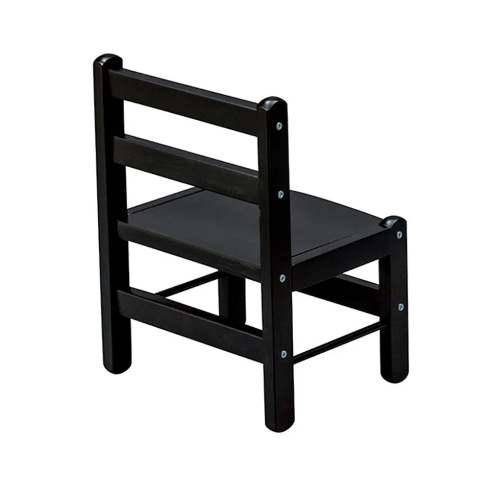 Chaise basse laque noir