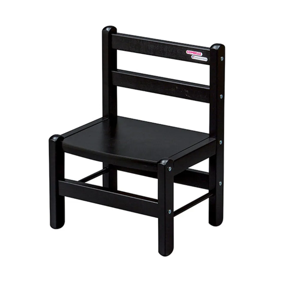 Chaise basse laque noir