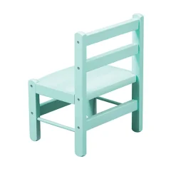 Chaise basse laque vert mint