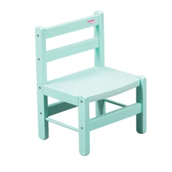 Chaise basse laque vert mint
