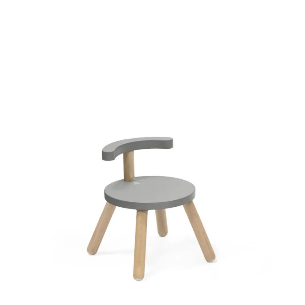 Chaise enfant mutable gris tempête