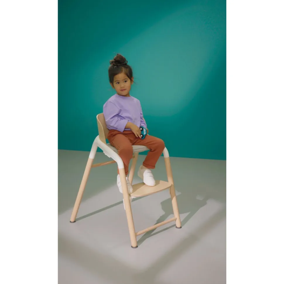Chaise haute bébé giraffe blanc