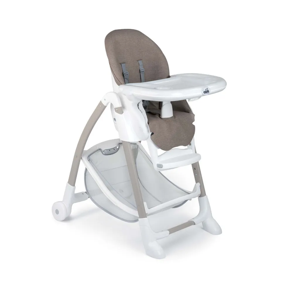 Chaise haute bébé gusto taupe