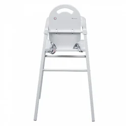 Chaise haute bébé lili fixe (avec tablette amovible ) laque blanc