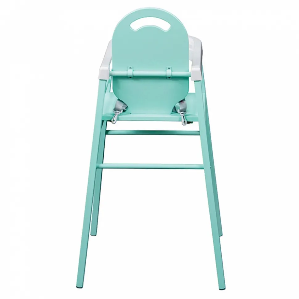 Chaise haute bébé lili vert mint