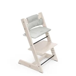 Chaise haute bébé évolutive tripp trapp blanchi