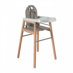 Chaise haute bois lili hybride gris