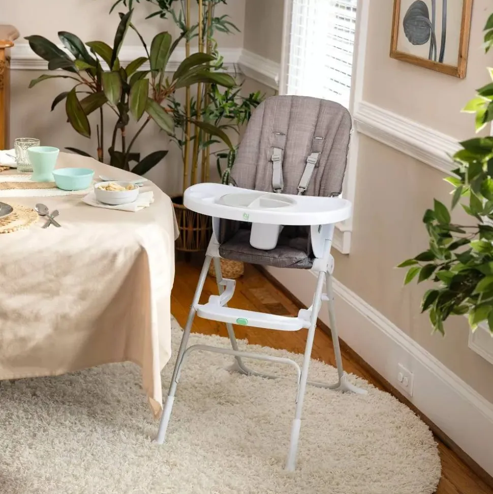 Chaise haute compacte sun valley grise