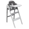 Chaise haute crescendo up steel cloud re_lux + kit tour d'observation crescendo up grey