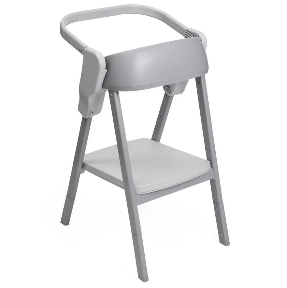 Chaise haute crescendo up steel cloud re_lux + kit tour d'observation crescendo up grey