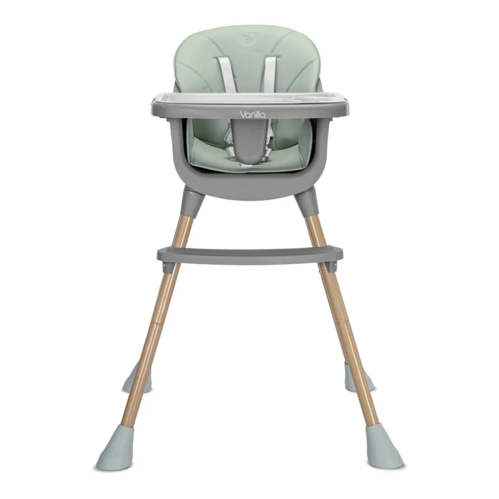 Chaise haute 3 en 1 vanilla vert