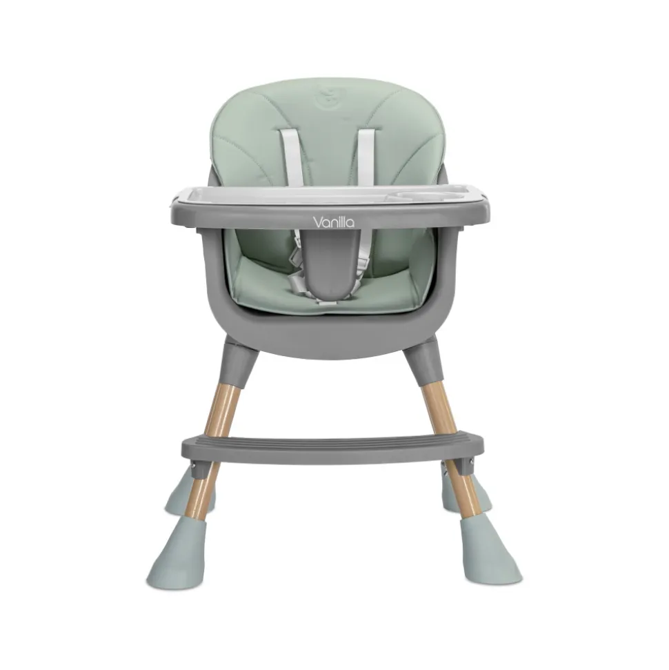 Chaise haute 3 en 1 vanilla vert