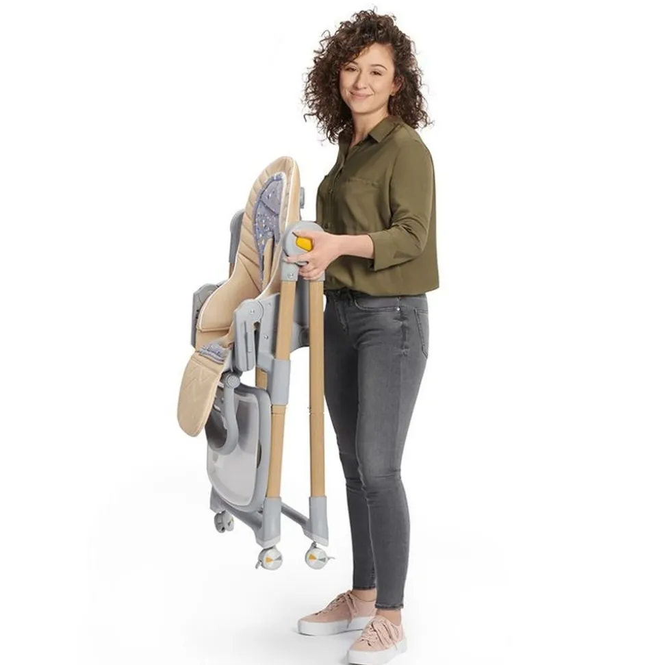 Chaise haute lastree - grey