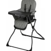 Chaise haute lily mineral gray