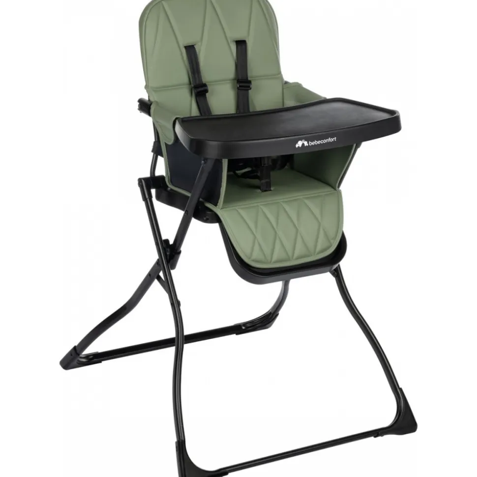 Chaise haute lily mineral green