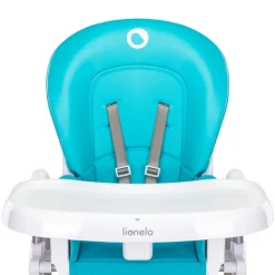 Chaise haute linn plus turquoise