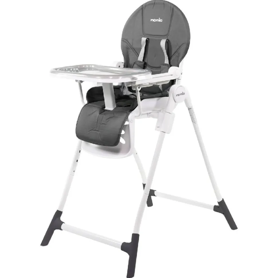 Chaise haute lucie grise