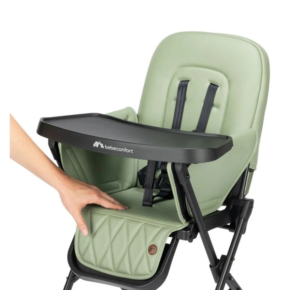 Chaise haute mallow mineral green