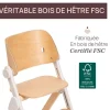 Chaise haute meraviglia ebony