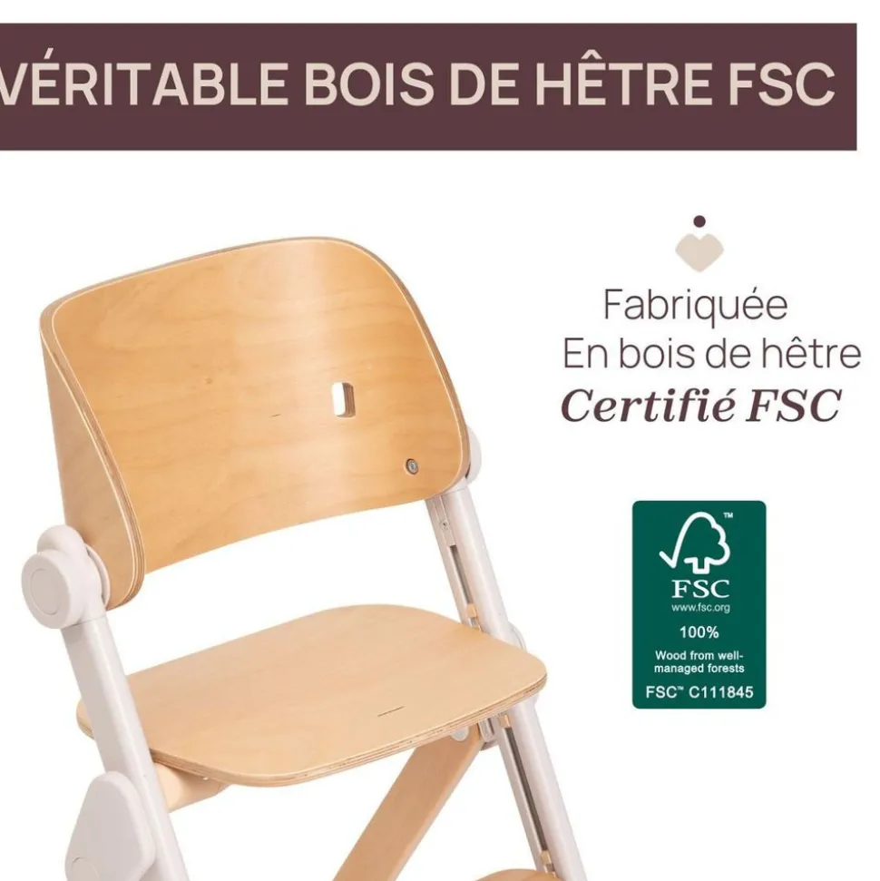 Chaise haute meraviglia ebony