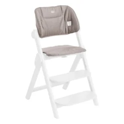 Chaise haute meraviglia fossil + coussin de siège meraviglia sandshell