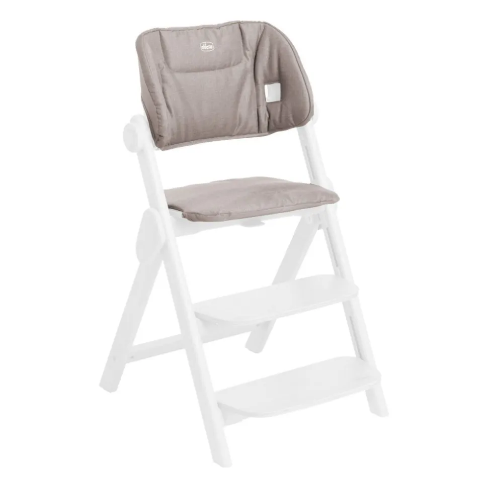 Chaise haute meraviglia fossil + coussin de siège meraviglia sandshell