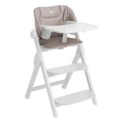 Chaise haute meraviglia fossil + coussin de siège meraviglia sandshell