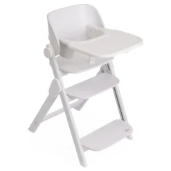 Chaise haute meraviglia milk + coussin de siège meraviglia sandshell