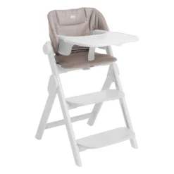 Chaise haute meraviglia olive + coussin de siège meraviglia sandshell
