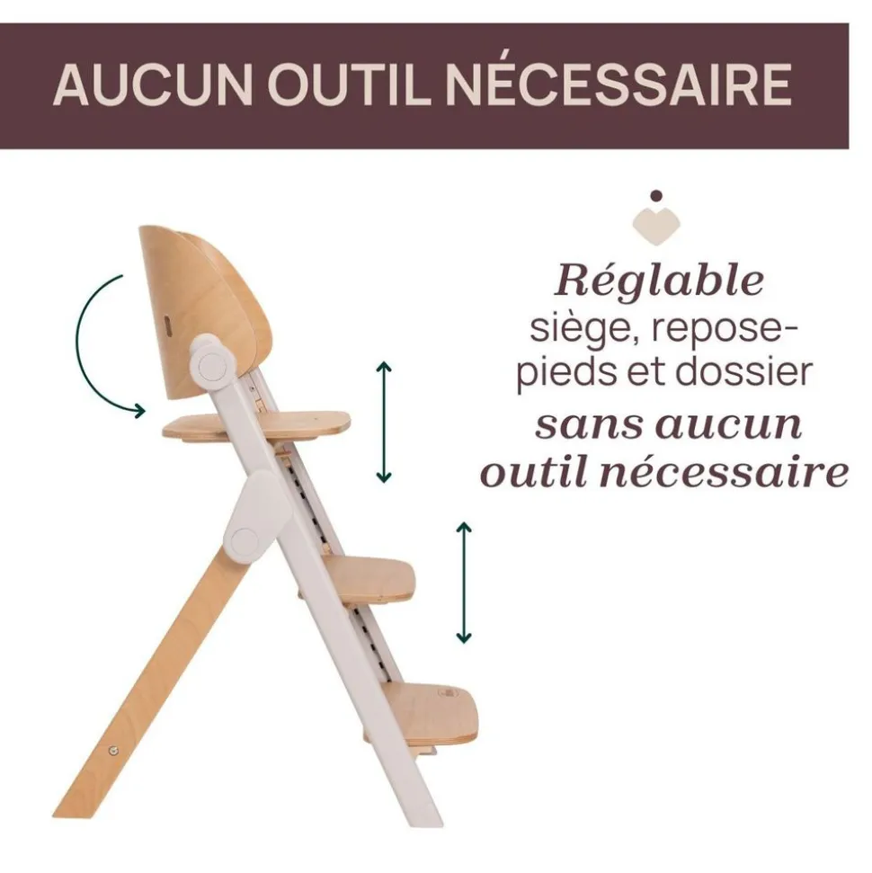 Chaise haute meraviglia olive