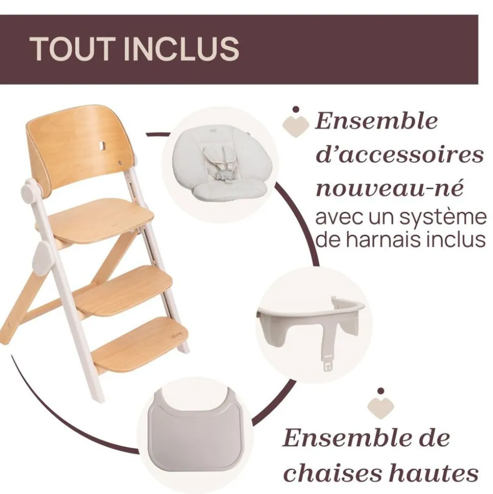 Chaise haute meraviglia olive