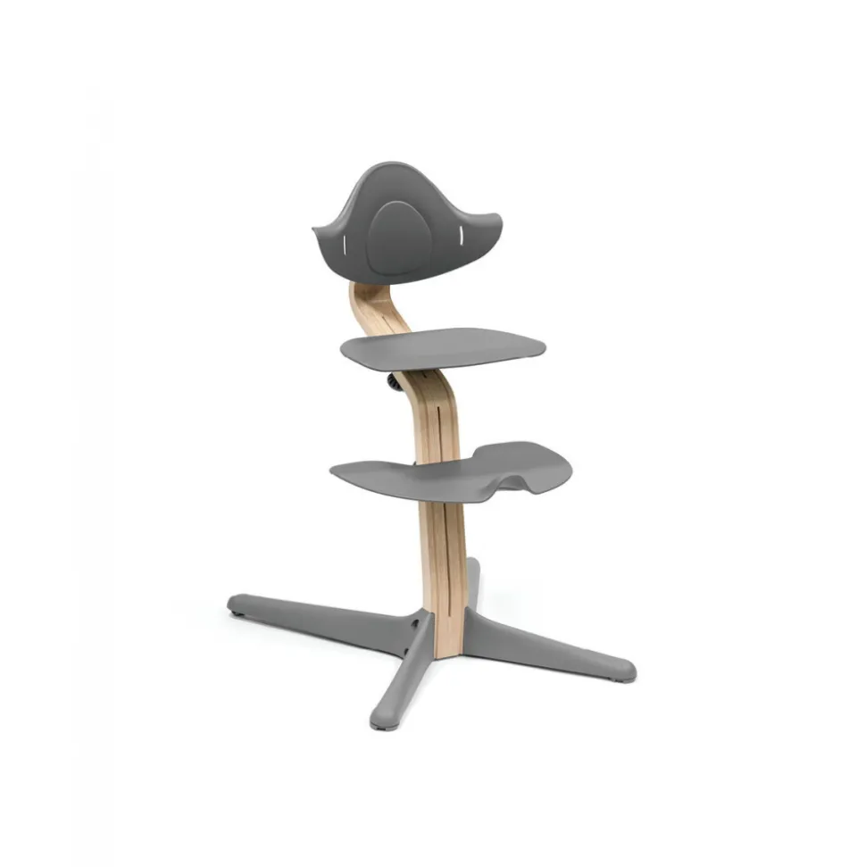 Chaise haute nomi natural grey