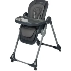 Chaise haute olea mineral graphite