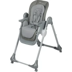 Chaise haute olea mineral gray