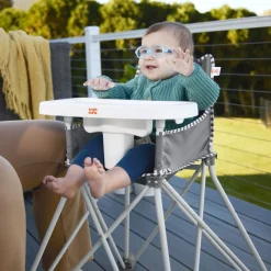Chaise haute pliable et portable pour enfant