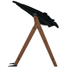 Chaise haute pliante évolutive click & fold 4-en-1 all natural dark