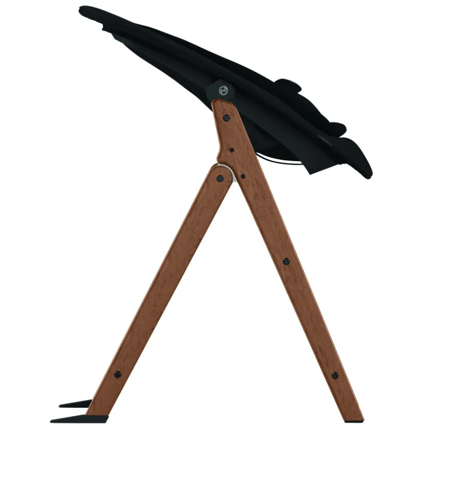 Chaise haute pliante évolutive click & fold 4-en-1 all natural dark